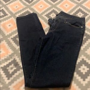 Navy Blue skinny stretch jeans